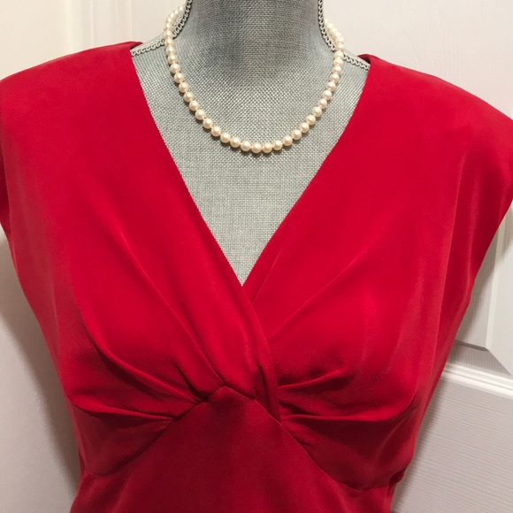 Jones New York Dresses & Skirts - Jones NewYork Red Silk Dress 🌸Flawless